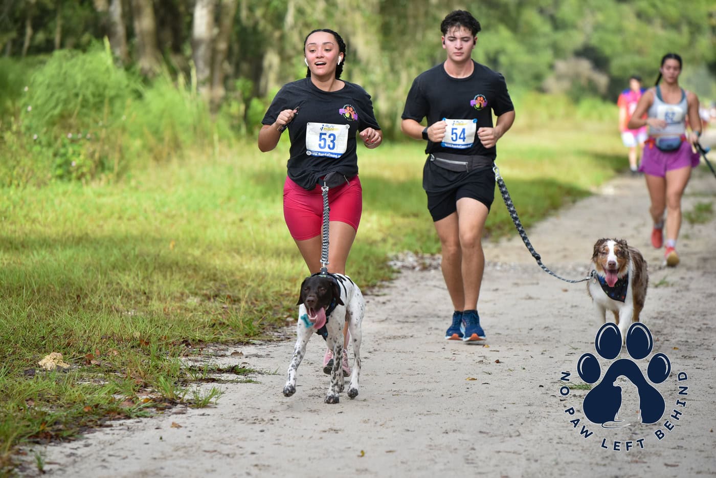 Runnings in the Pawfields 5k run hosted by Disrupted Endeavors