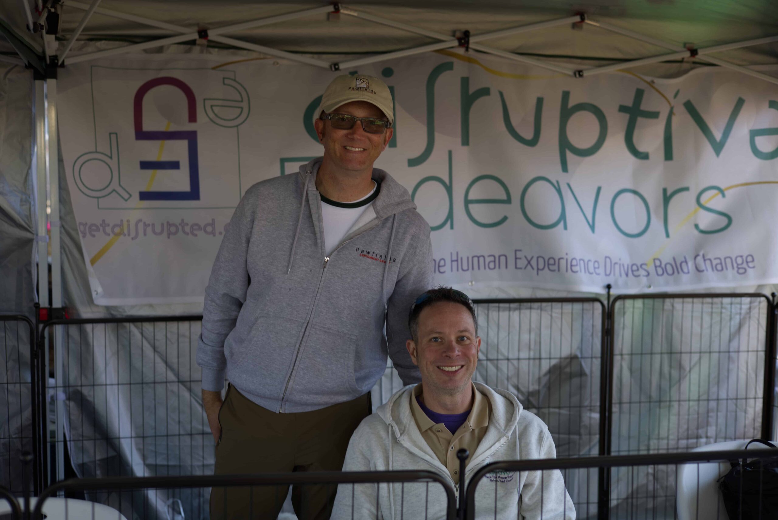 Disruptive Endeavors Owners Tim and Cliff at an event in Apopka Florida